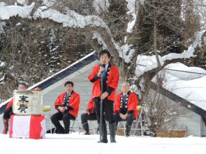 第３５回会津かねやま雪まつり　鏡開き