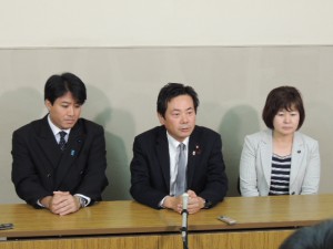 いわき市長選日本維新の会推薦についての記者会見