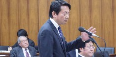東日本大震災復興特別委員会／高木大臣に質問