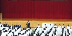 第69回福島県総合体育大会・なぎなた競技会開会式
