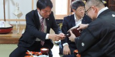 田島祇園祭「お神酒開き」