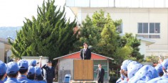 平成28年度会津坂下町消防団・湯川村消防団秋季連合検閲式