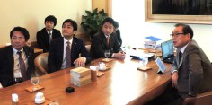 希望の党復興推進本部福島視察　林業による復興について意見交換