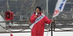 朝の街頭演説／2017年総選挙後辻立ち28回目