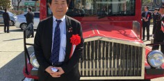 ハイカラさん新規車両出発セレモニー式