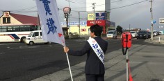 朝の街頭演説／2017年総選挙後辻立ち31回目