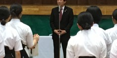 第71回福島県総合体育大会・なぎなた競技会開会式