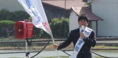 朝の街頭演説／2017年総選挙後辻立83回目