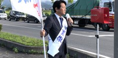 朝の街頭演説／2017年総選挙後辻立104回目