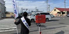 朝の街頭演説／2017年総選挙後辻立133回目