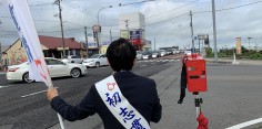 朝の街頭演説／2017年総選挙後辻立137回目