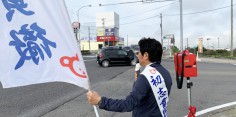 朝の街頭演説／2017年総選挙後辻立146回目