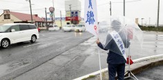 朝の街頭演説／2017年総選挙後辻立153回目