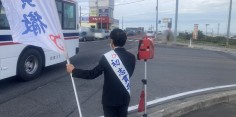 朝の街頭演説／2021年総選挙後街頭36回目