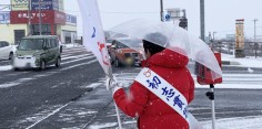 朝の街頭演説／2021年総選挙後街頭44回目